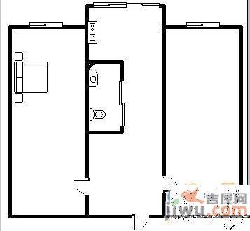 边墙社区3室2厅1卫116㎡户型图