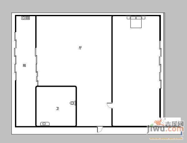 天后宫社区3室2厅1卫142㎡户型图