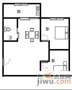 天后宫社区3室2厅1卫142㎡户型图