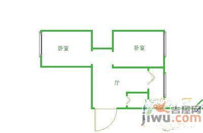 八家子东小区1室1厅1卫39㎡户型图