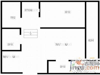 北海嘉园3室2厅1卫143㎡户型图