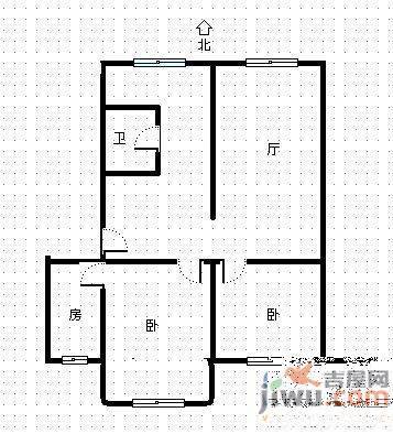 荣乐小区2室2厅1卫109㎡户型图