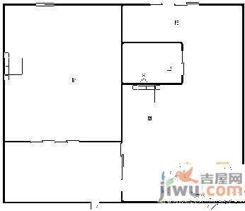 荣光小区1室1厅1卫40㎡户型图