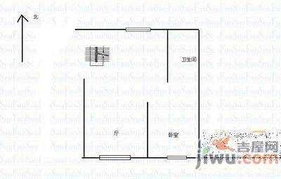 风和日丽3室1厅1卫100㎡户型图