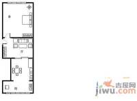 旭升小区1室1厅1卫36㎡户型图