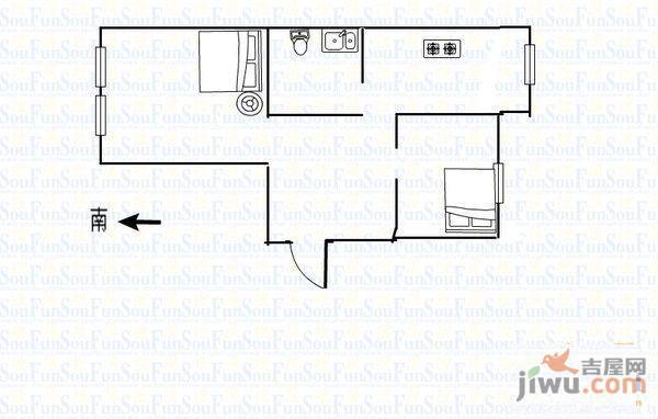 龙溪园2室2厅2卫133㎡户型图