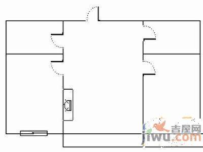 祥云居2室1厅1卫94㎡户型图