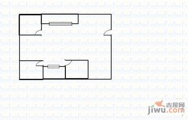 滂江花园3室2厅1卫152㎡户型图