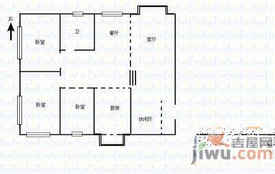 万隆阁3室3厅2卫165㎡户型图