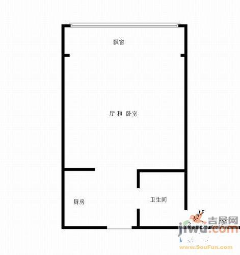 百利保公寓1室1厅1卫70㎡户型图