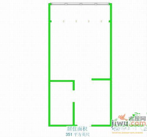 百利保公寓1室1厅1卫70㎡户型图