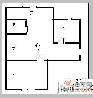 智居园2室2厅1卫118㎡户型图