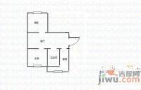 利生花园2室1厅1卫74㎡户型图