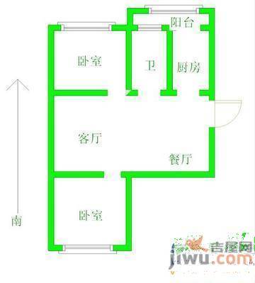 金剑花园3室2厅2卫150㎡户型图