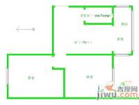 胜利小区2室1厅1卫62㎡户型图