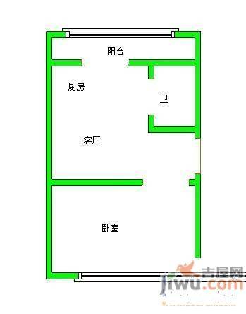 兴建小区2室2厅1卫108㎡户型图