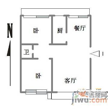 河畔人家3室2厅2卫142㎡户型图