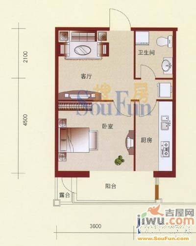 滑翔七小区3室2厅2卫140㎡户型图