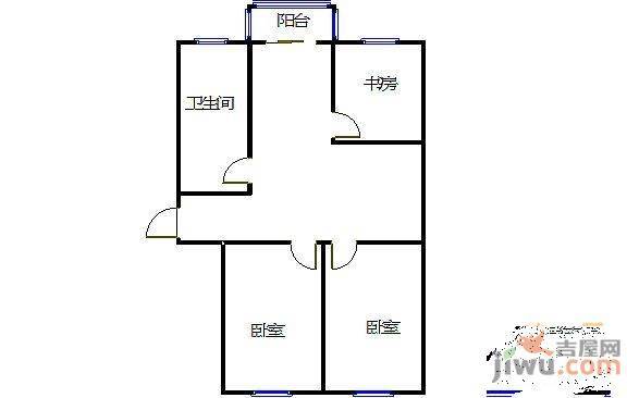 华都新村4室2厅1卫165.2㎡户型图