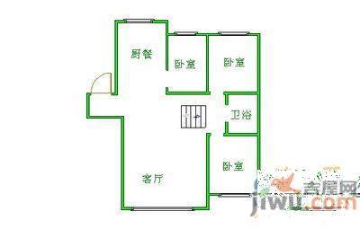 华都新村4室2厅1卫165.2㎡户型图