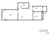 和平村小区2室1厅1卫户型图