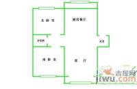 电校园区2室2厅1卫105㎡户型图