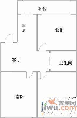 辽歌社区3室1厅1卫71㎡户型图