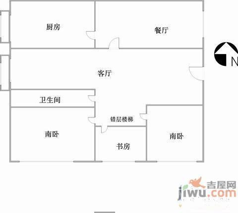 金穗花园(皇姑)4室2厅2卫211㎡户型图