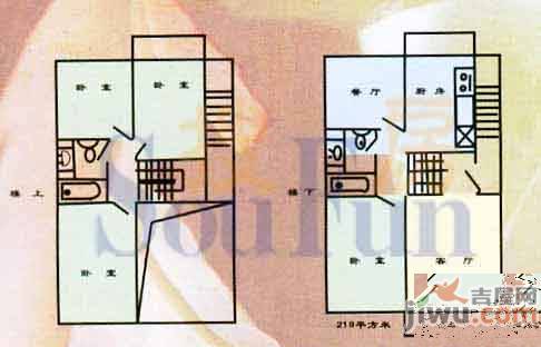 金穗花园(皇姑)4室2厅2卫211㎡户型图