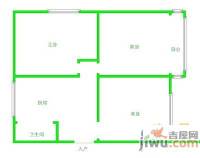 宜春东社区3室1厅1卫66㎡户型图