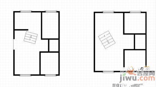 鸿基园2室1厅1卫户型图