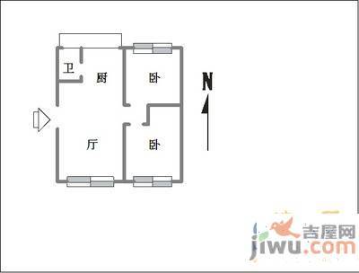 金穗花园(铁西)3室2厅1卫97㎡户型图