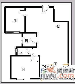 新世界花园朗悦居2室1厅1卫78㎡户型图