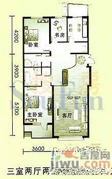 五彩园3室2厅2卫178.4㎡户型图