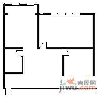 迎宾花园2室1厅1卫98㎡户型图