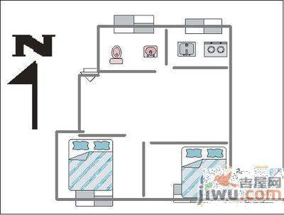 金通桃花源3室1厅1卫93㎡户型图