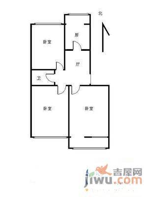 城建明居园3室2厅2卫130㎡户型图