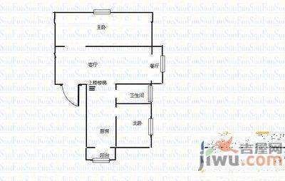 龙腾馨苑2室2厅1卫106㎡户型图