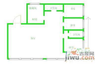 东窑新村3室3厅2卫183㎡户型图