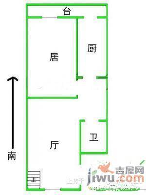 凤凰社区3室1厅1卫76㎡户型图