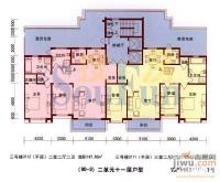 艾特国际花园2室2厅2卫187.8㎡户型图