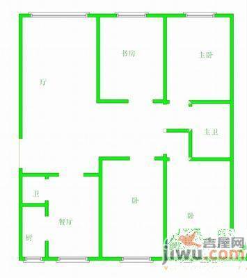 三利和平湾4室3厅2卫172㎡户型图