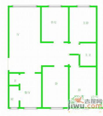 三利和平湾4室3厅2卫172㎡户型图