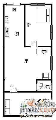 兴达社区2室2厅2卫131㎡户型图