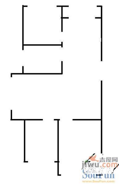 精华苑2室2厅1卫125㎡户型图