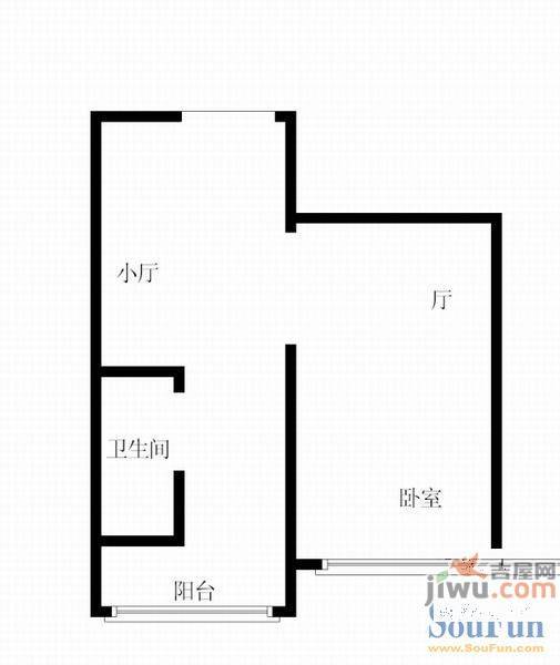 艳粉五期3室2厅1卫120㎡户型图