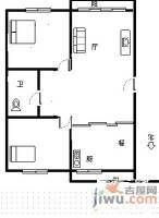 应昌公寓2室1厅1卫63㎡户型图