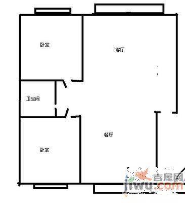 中联城市阳光3室2厅2卫157㎡户型图