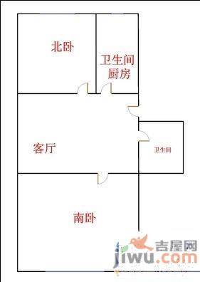 富祥园2室2厅1卫112㎡户型图