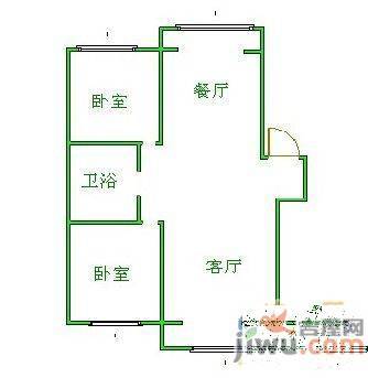 金盛源3室1厅1卫114㎡户型图